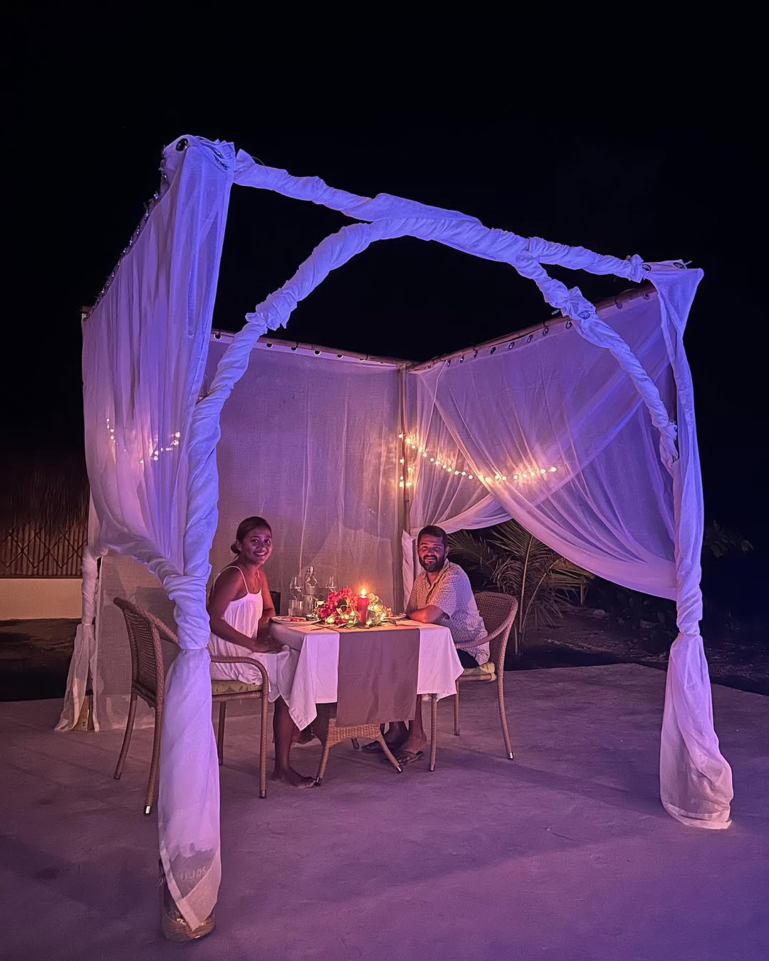 Candlelight dinner